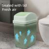 5.5 Gallon Tall Kitchen Trash Can with Swing Lid, Small Plastic Slim Compact Slim Trash Can,Easy to Clean,Detachable Bedroom Garbage Can for Bathroom,Restroom,Bedroom,Kitchen,Dorm Room,Office view 4
