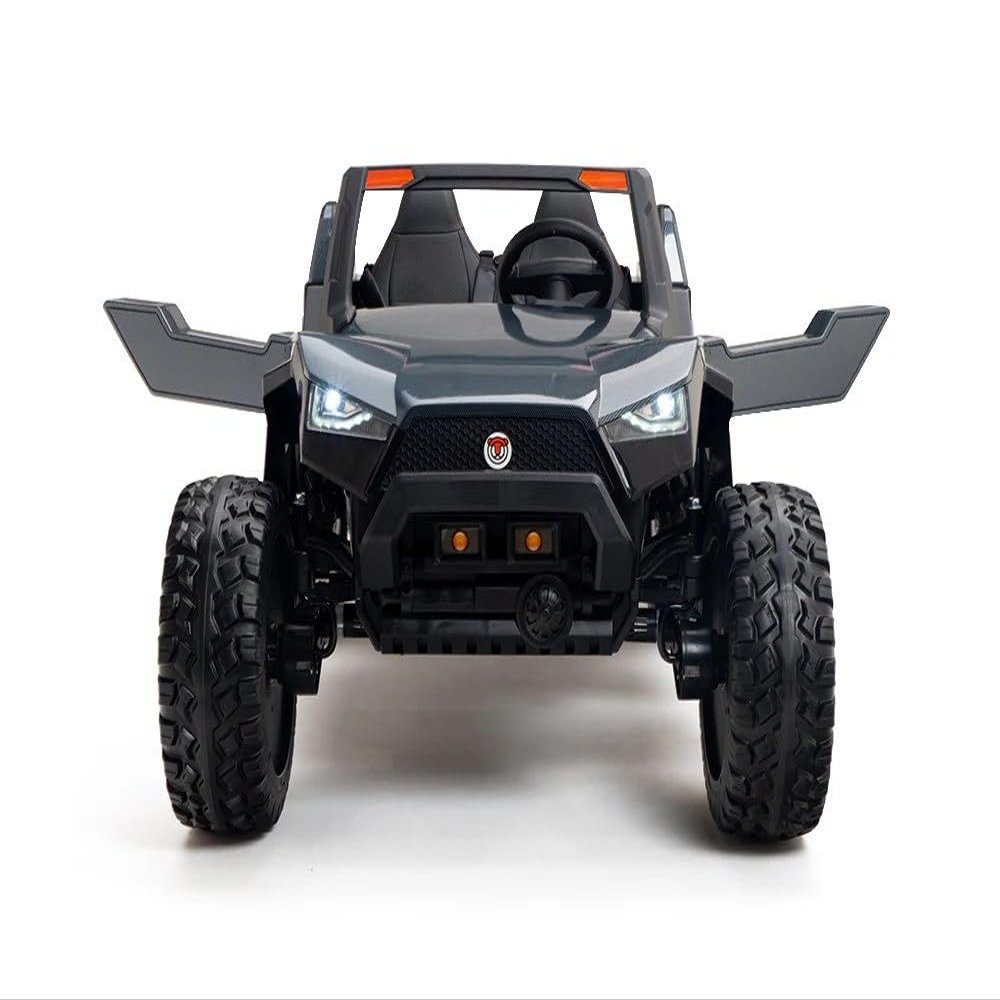 24V Red Tiger All Terrain UTV Ride on Buggy with Remote - Black