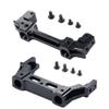 Aluminum Alloy Front Rear Rail Bumper Mounts Servo Stand for AXIAL SCX10 II 90046 1/10 RC Crawler Car Upgrade Parts(Rear) view 1