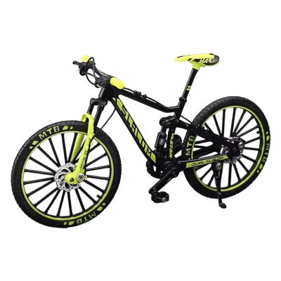 Ssguopte Finger Bike 4 x 3 x 4 Cool Delicate Finger Bikes Model Sturdy Metal Mini BMX Bike Simulation BMX Decorative Mini Bikes Toys Crafts for Home, Office Desk
