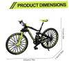 Ssguopte Finger Bike 4 x 3 x 4 Cool Delicate Finger Bikes Model Sturdy Metal Mini BMX Bike Simulation BMX Decorative Mini Bikes Toys Crafts for Home, Office Desk view 3