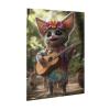 RMYRHQ Adorable Furry Elves with Guitar&Floral Wreath Wood Jigsaw Puzzles Adult 500pieces Lively Jungle-Scene Mind-Engaging for Puzzle Aficionados&Animal Fans Gift for Family Game Night&Birthday view 3