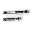 DIQYRS Front Rear Drive Shaft Compatible with HOBBYPLUS CR18P for Rock for Van 1/18 RC Upgrades Parts Accessories 2PCS Steel Center Drive Shaft Set(Black) view 1