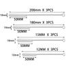 12 Pcs Straw Brushes, Straw Cleaning Brush, Small Cleaning Bottle Brush Set, Stainless Steel Straw Brushes, Reusable Straw Cleaner Brush, for Bottle Glasses Straw Cleaning view 3