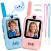 Aooess Dual Camera Video Walkie Talkies for Kids: Long Range Rechargeable with Dual Cameras, Outdoor Camping Games, Birthday Gifts for Boys and Girls Age 3-8 view 1