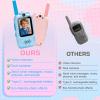 Aooess Dual Camera Video Walkie Talkies for Kids: Long Range Rechargeable with Dual Cameras, Outdoor Camping Games, Birthday Gifts for Boys and Girls Age 3-8 view 4