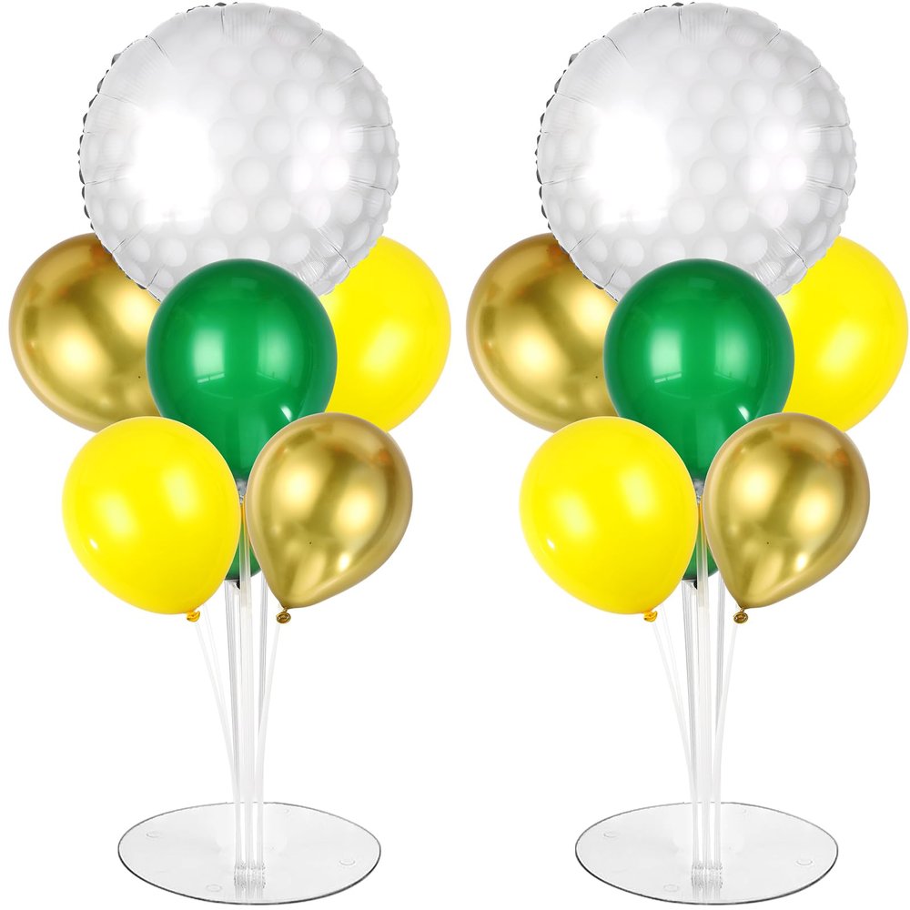 Naozinebi 2 Sets Golf Birthday Party Balloons Stand Kit Party Decor
