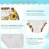 WIFIU Sunflower Butterfly Checkered Pattern Toddler Potty Training Pants, Baby Girls Boys Soft Training Underwear 3 Pack, Size 3T Multicolor view 3