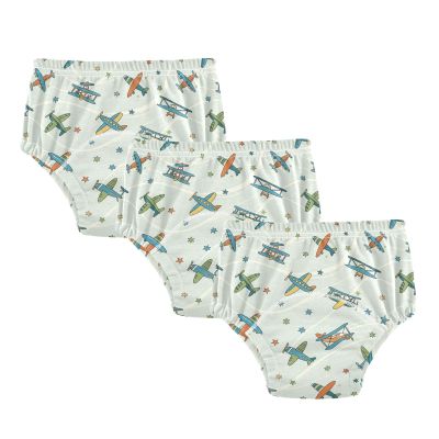 WIFIU Colorful Airplane Stars Clouds Toddler Potty Training Pants, Baby Girls Boys Soft Training Underwear 3 Pack, Size 5T Multicolor