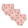 WIFIU Cakes Donuts Cherries Hearts Pink Toddler Potty Training Pants, Baby Girls Boys Soft Training Underwear 3 Pack, Size 2T view 1