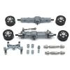 Rc Repairs Spare For Wpl C74 1/10 Metal Upgrade Axle Servo Mount Wheel Hub Drive Shaft RC Car Parts Accessories Modified Replacement(Grey) view 1