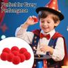 10Pcs Red Sponge Balls Soft Magic Tool Sponge Balls,Lightweight Mini Street Classical Comedy Trick Props Magic Kits and Accessories Novelty and Gag,Magics Props for Valentine's Day Brithday view 3