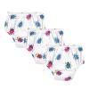 WIFIU Colorful Ladybugs Print Toddler Potty Training Pants, Baby Girls Boys Soft Training Underwear 3 Pack, Size 2T Multicolor view 1