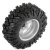 4PCS 1.9 Beadlock Aluminum Wheels with 1.9 RC Crawler Tires, Metal Rim & Soft Rubber Tire Set for TRX-4, SCX10 II III, Gen 8 (1/10 Scale) view 2