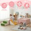 HAHASOLE Foam Climbing Toys for Toddlers with Large Ball Pit, Foam Climbing Blocks, Soft Play Climb and Crawl Activity Playset, Toddler Play Crawling Climbing Sliding Indoor(Excluding Balls) view 3
