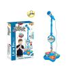 Toy Microphone with Stand, Colorful Adjustable Singing Machine, Connectable Portable Karaoke, Role Play & Educational Music Fun(Blue) view 4