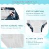 WIFIU Shark Santa Hats Sunglasses Toddler Potty Training Pants, Baby Girls Boys Soft Training Underwear 3 Pack, Size 4T Multicolor view 3