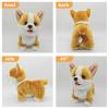 CU-MATE Plush Interactive Simulation Dog-Realistic Puppy Electronic Toy Dog Cat with Walking/Barking/Wagging Tail/Talking-Like Real Robotic Present (Electric Corgis) view 4