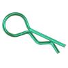 RC Car Shell Clips R Shape Metal Body Pins High Quality Durable Secure Hold for 1/5 1/6 1/8 1/10 Scale Remote Control Cars Accessories 10Pcs (Green) view 2