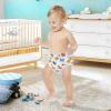 WIFIU Colorful Crabs Fish Cute Pattern Toddler Potty Training Pants, Baby Girls Boys Soft Training Underwear 3 Pack, Size 3T Multicolor view 2