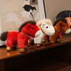 2026 Chinese New Year Plush Horse Animals, Realistic Plush- Horse Doll, Soft Zodiac Plush-Gift for Spring Festival Lunar New Years Gifts Blessing Souvenir (15CM Red) view 3