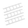 Wakauto 12 Scale Miniature Wood Ladder Set for Dollhouse Furniture, White Small Decorative Ladder for DIY Craft and Mini House Accessories view 1