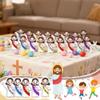 50 Pcs Little Jesus Figures, Multi-Colors Little Jesus Figures for Hide and Seek Classic Religious Gifts, JesusLoves You to Hide and Seek Sunday School Religious Party Favors view 2