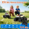 Amphibious Monster Truck with LED Eyes, 1:18 Rechargeable Remote Control Car, 2.4 GHz Waterproof RC Cars Toy Truck, 4WD All Terrain Off-Road Pickup, Toys for 6+ Year Old Kids Christmas Birthday Gifts view 3