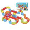 Electric Train Set for Kids Ages 3-8, Magnetic 3D Flexible Race Tracks, 68 PCS Building Toy with Anti-Gravity Train, Educational STEM Gift for Boys66 Blocks + 1 Magnetic Train +1 Charger view 1