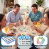 Harloon 500 Sheets Bingo Paper Game Cards 20 Books 4"x4" Disposable Cards Suit for Family Game Nights Large Groups Activities (Fresh Color) view 3