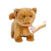 CU-MATE Plush Interactive Simulation Dog-Realistic Puppy Electronic Toy Dog Cat with Walking/Barking/Wagging Tail/Talking-Like Real Robotic Present (Electric Orange cat) view 1