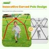 Zupapa 10FT Climbing Dome, Outdoor Wide Door Dome Climber for Kids Supporting 1000 lbs, Easy Assembly Playground Jungle Gym Backyard Play Equipment, Monkey Bars for Backyard view 2
