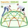 Zupapa 10FT Climbing Dome, Outdoor Wide Door Dome Climber for Kids Supporting 1000 lbs, Easy Assembly Playground Jungle Gym Backyard Play Equipment, Monkey Bars for Backyard view 4