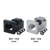 Ball screw motor base stepper servo motor integrated seat HM57/60/86 support installation bearing Holder(H-M15-60servocastironBlack) view 2