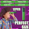 RoundFunny 12 Pcs Turtle Birthday Party Favor Green Turtle Kaleidoscopes Nostalgic Toys Educational Toys Goodie Bags Stuffers for Kids Classroom School Return Gifts Carnival Prizes view 2
