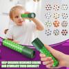 RoundFunny 12 Pcs Turtle Birthday Party Favor Green Turtle Kaleidoscopes Nostalgic Toys Educational Toys Goodie Bags Stuffers for Kids Classroom School Return Gifts Carnival Prizes view 4