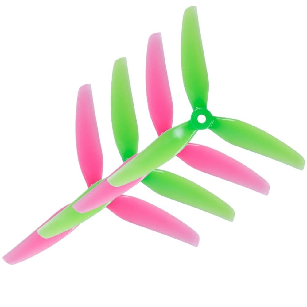 2Pairs Ethix S3 Propeller 5inch Watermelon FPV Props Compatible With Drone Models Quadcopter Models UAV Models