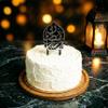 Iwa Concept Premium Ramadan Mubarak Cake Topper - Acrylic Arabic Calligraphy - Islamic Decor for Eid Al-Fitr, Iftar Parties, and Religious Celebrations - Elegant Dessert Decoration for Home & Gift view 2