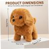DAGLLGEW Robotic Puppy, Interactive Walking Plush Realistic Robot Puppy, Walking, Barking & Tail Wagging for Kids & Pet Lovers Realistic Robot Robotic Dog view 3