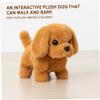 DAGLLGEW Robotic Puppy, Interactive Walking Plush Realistic Robot Puppy, Walking, Barking & Tail Wagging for Kids & Pet Lovers Realistic Robot Robotic Dog view 4