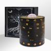 Zhaospacetime Kinetic Tarot Wheel - 7-Layer Wooden Divination Tool with Mechanical Ratchet & Rose Quartz Crystal Top, Perpetual Calendar, Fidget Sculpture & Altar Decor for Modern Mystics view 1