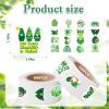 1000 Pcs Mental Health Awareness Stickers Green Ribbon Decal 16 Designs Mental Health Awareness Month Reward Gift Bag Envelopes Water Bottle Scrapbooking Cards view 2