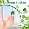 1000 Pcs Mental Health Awareness Stickers Green Ribbon Decal 16 Designs Mental Health Awareness Month Reward Gift Bag Envelopes Water Bottle Scrapbooking Cards view 3