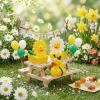 24 Pcs Deekin Summer Bee Daisy Rubber Ducks Bulk 2 Inches Honeybee Daisy Party Favors for Dashboard Decorations Hide Cruise Ships Spring Gift Bag Fillings Bee Party Supplies view 4