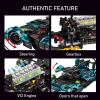 AOUHMN AMR-LMH Hybrid Hypercar Model Car Kits, Building Set for Adults, Age 14+, 1:8 Scale Collectible Racing Car with V12 Piston Engine, Great Gift for Birthdays, Home Dcor, (3069 PCS, A-Y18083) view 4