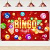 Avezano Bingo Backdrop Bingo Party Decorations Game Night Decorations view 1