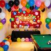 Avezano Bingo Backdrop Bingo Party Decorations Game Night Decorations view 3