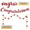 Blopee Red Congratulations Banner Sign Prestrung Congrats Banner Garland Congratulations Decorations Congrats Graduation Banners for Graduation Decorations Retirement Wedding Party Decor Supplies view 2