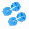 4Pcs 12mm 7.0 Wheel Hex Drive Adapter Hub Set for 1/10 RC Car, Aluminum Alloy Hex Adaptor with Pins & Screws view 1