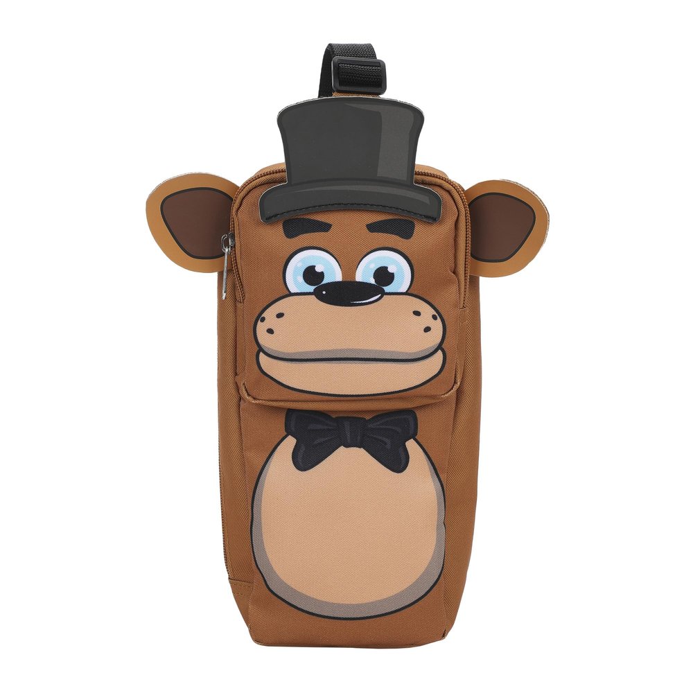 Five Nights at Freddy's Freddy Fazbear Crossbody Sling Bag With Adjustable Strap